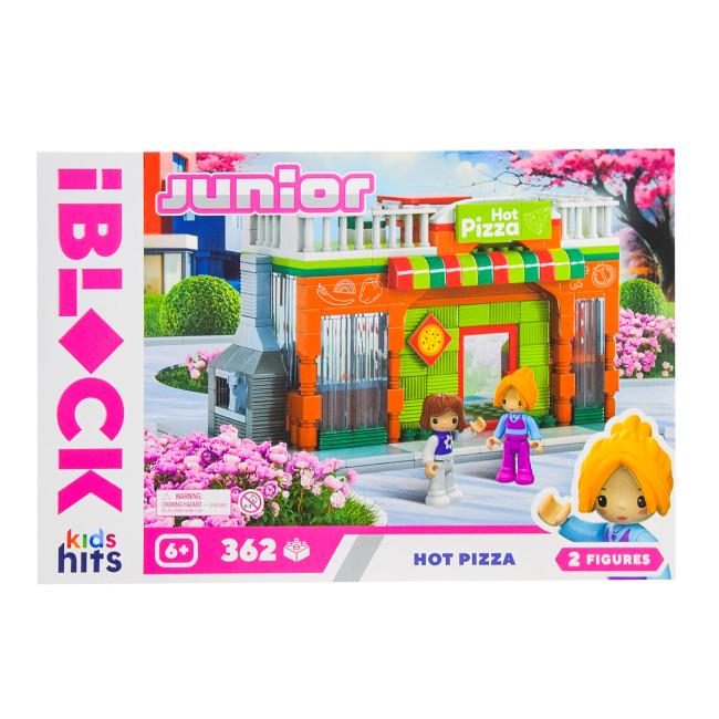 Конструктор Iblock Горячая пицца KH08/013/4 Junior Kids hits 362 детали в коробке (4897126752892)