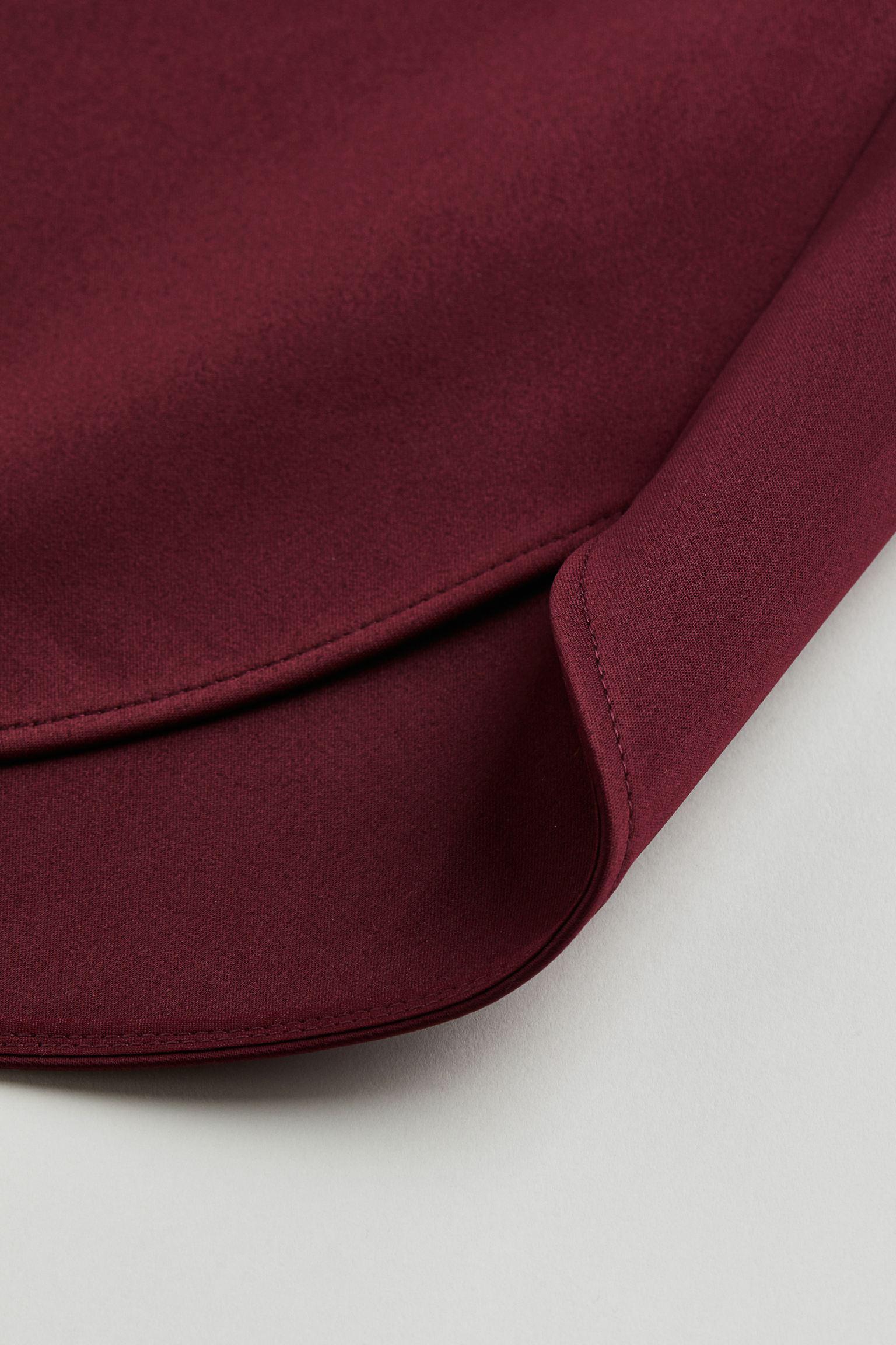 Спідниця атласна р. 34 Бордовий (1106147arl) - фото 2