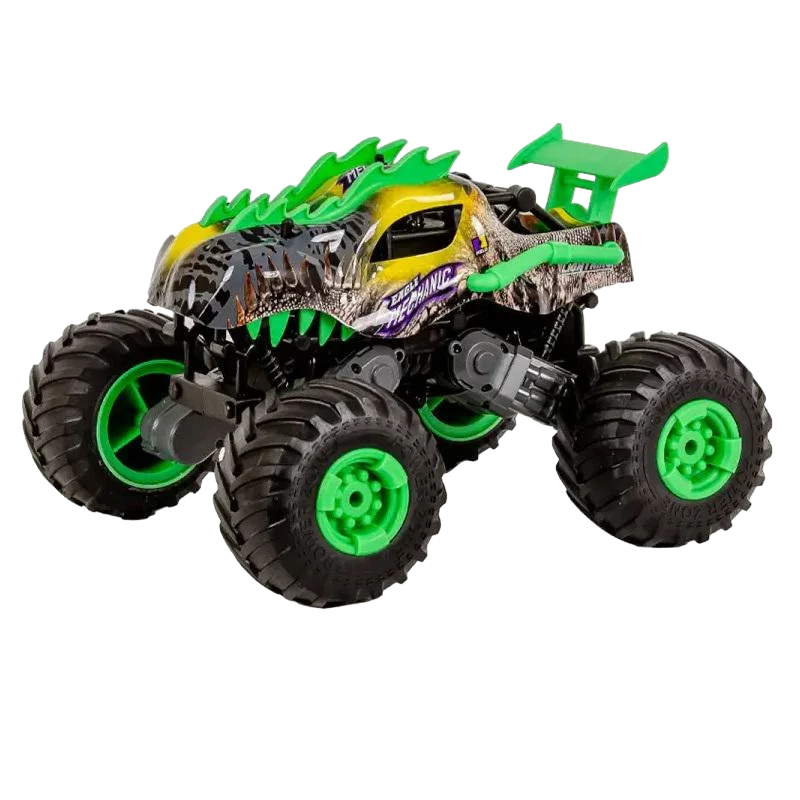 Машина на радиоуправлении Динозавр парогенератор резиновые колеса 37V Green (143655)