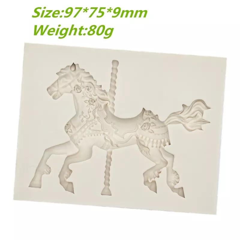 Молд силиконовый Лошадь 97x75 мм Серый (41071) - фото 5 Молд силиконовый Лошадь 97x75 мм Серый (41071) - фото 5