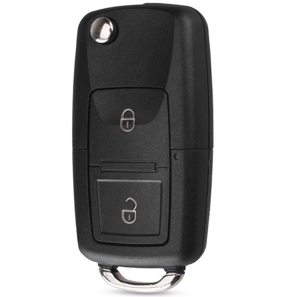 Выкидной корпус ключа на 2  кнопки Volkswagen Passat B5/Passat B6/Tiguan/Golf 4/Golf 5/New Beetle/Polo/Skoda Fabia/Superb/Roomster