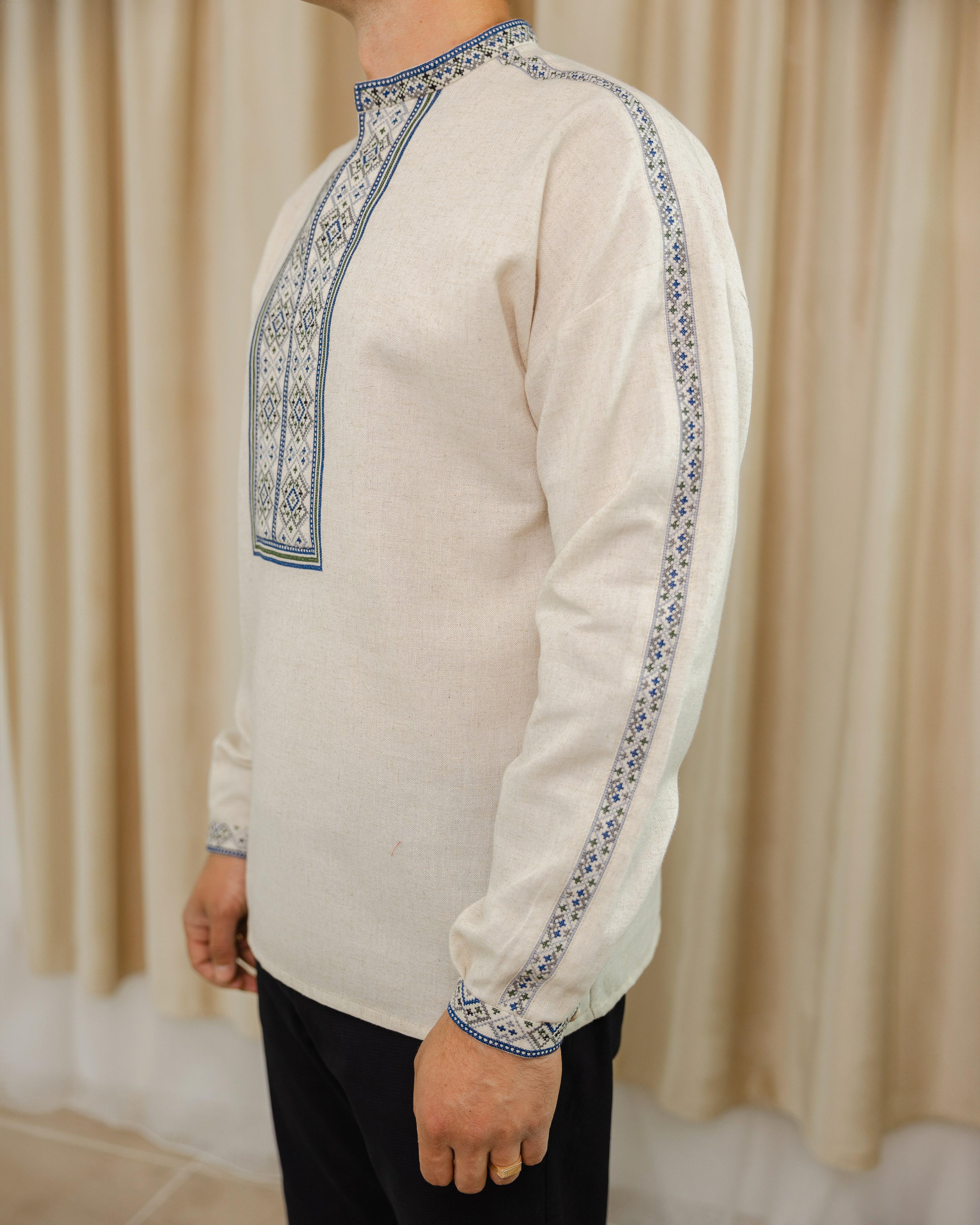 Рубашка-вышиванка мужская XRmaster Сокол 3XL (0002201-XXXL) - фото 9