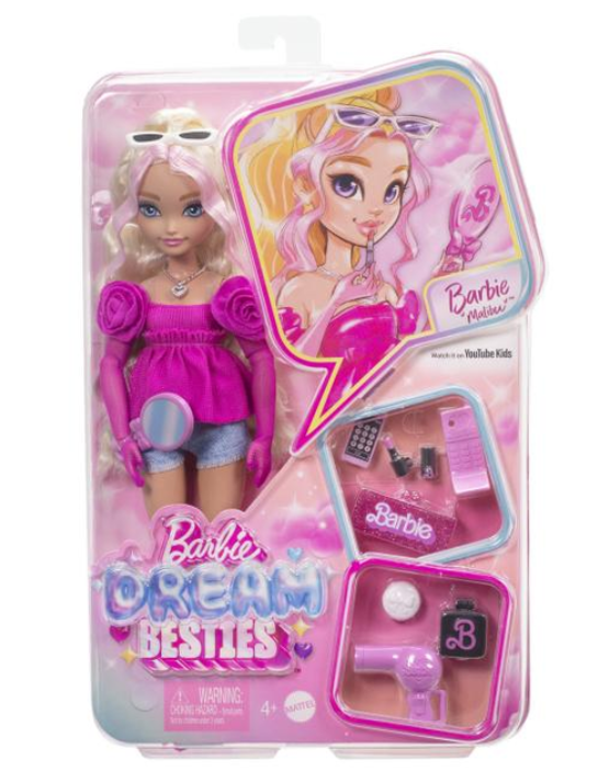 Лялька Barbie Dream Besties Малібу (HYC21)