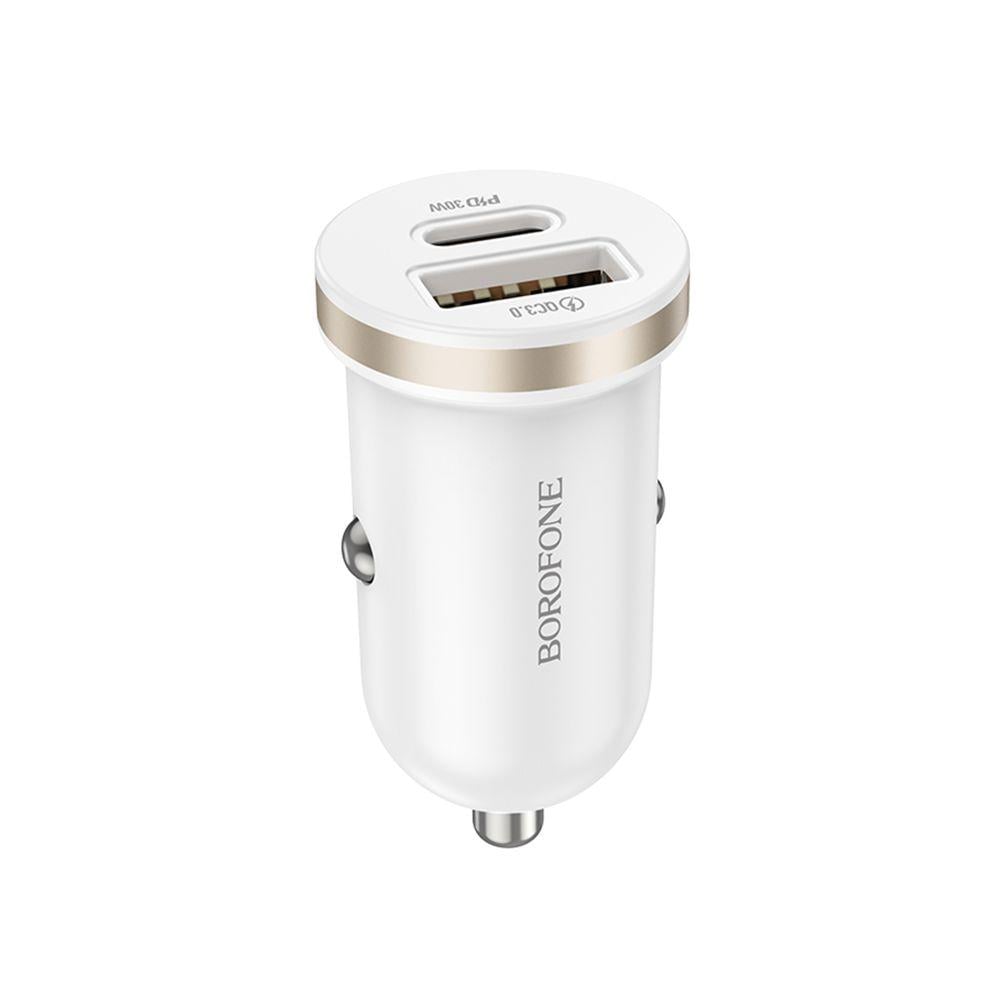 Зарядний пристрій автомобільний Borofone BZ22 1USB/1USB-C QC/PD30W (28212743)