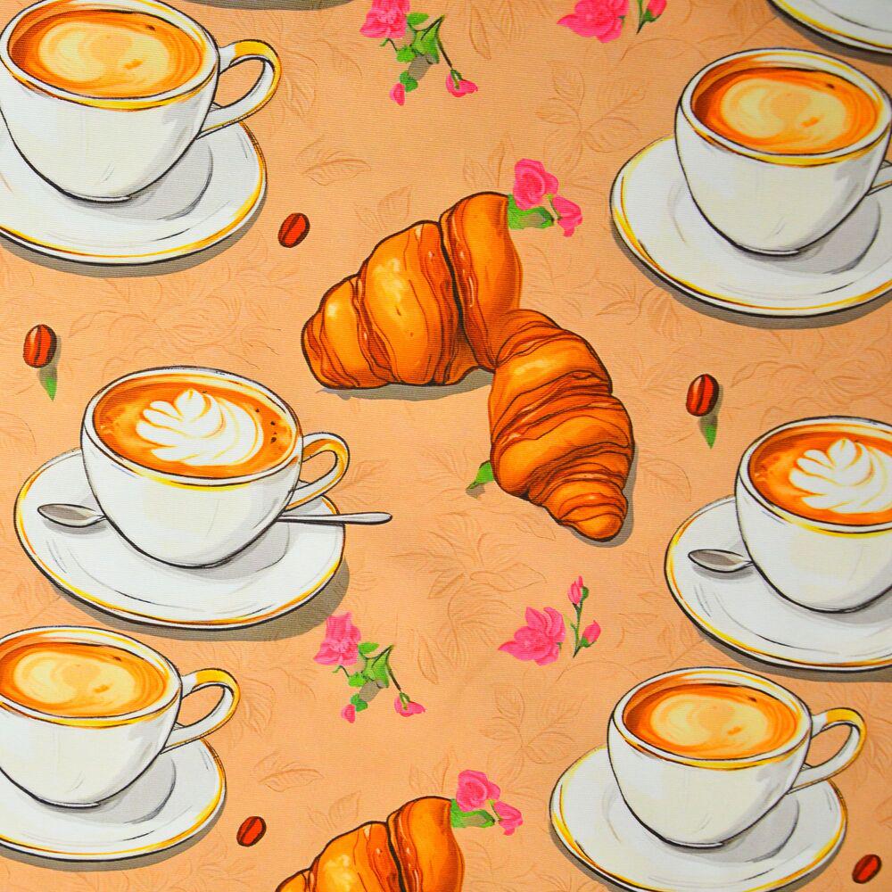 Тканина панама бавовна Круасани 235 гр/м2 з захистом від плям 180 см (27461)