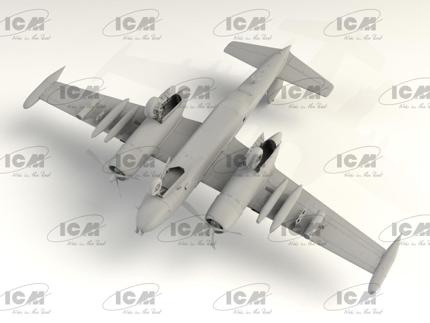 Збірна модель ICM B-26K Counter Invader ударний літак США ранній (48278) - фото 17