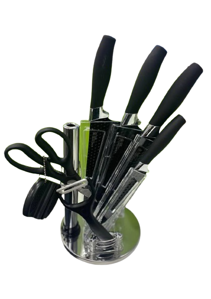 Набор ножей MAG-710 на подставке 8 пр. Черный (MAG-710)