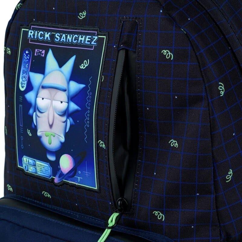 Школьный рюкзак подростковый KITE Education RM24-949L teens Rick and Morty 18,5 л Синий - фото 12