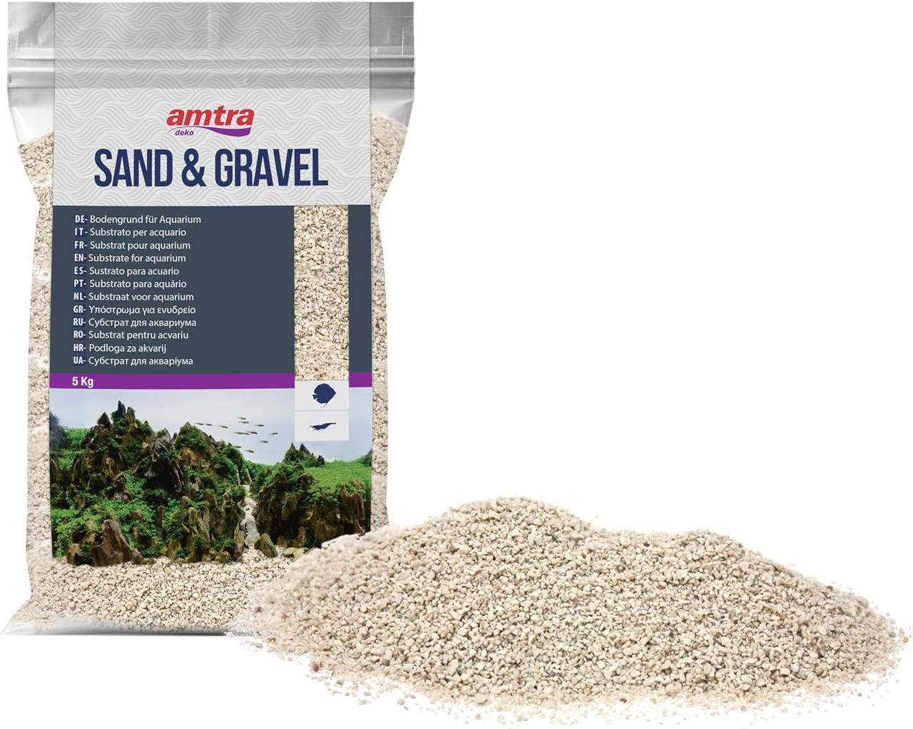Ґрунт для акваріума Amtra Quartz 1-3 мм 5 кг Ivory White (1383923465)