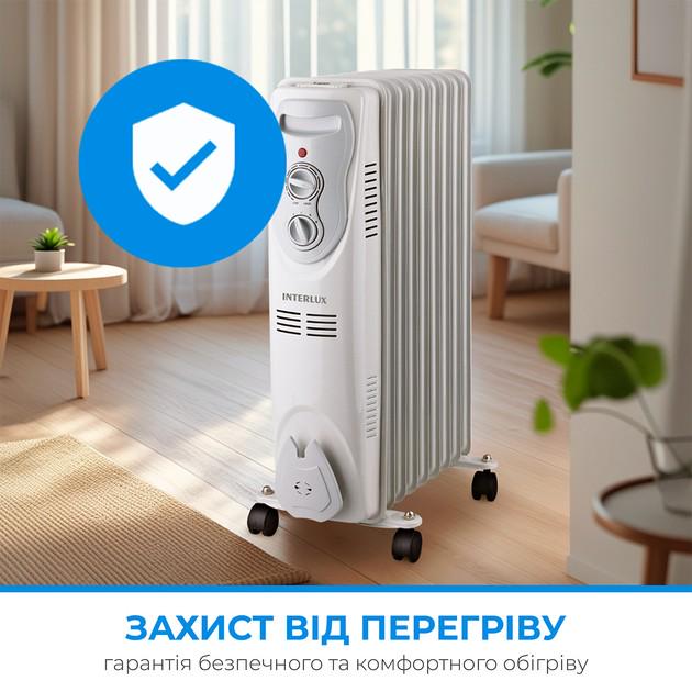 Масляний радіатор INTERLUX INO-9900BG (11242) - фото 3 Масляний радіатор INTERLUX INO-9900BG (11242) - фото 3