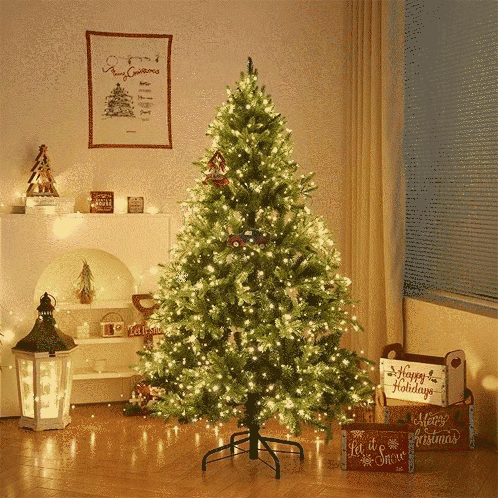 Гірлянда Роса від мережі 50 м 1500 LED пульт Теплий білий/Зелений провід (30874563) - фото 3