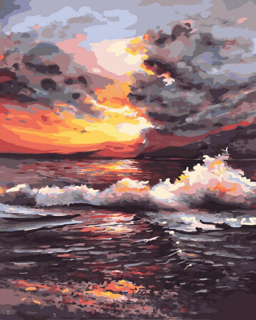 Картина по номерам Brushme Закат во время шторма 40x50 см (GX40171)