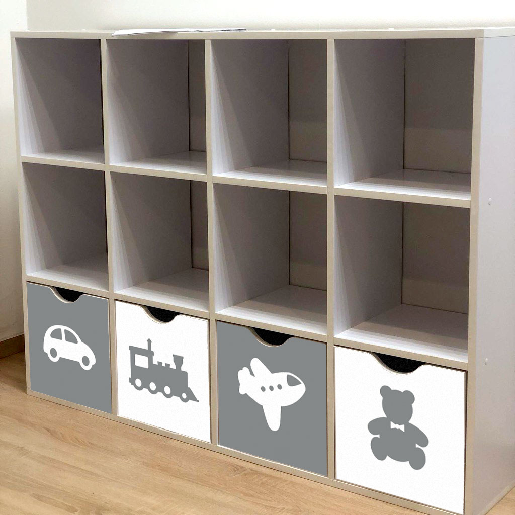 Стеллаж для игрушек и книг Gap 12 ячеек 128x97x30 см (СД12Б-СВ3)
