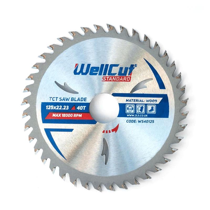 Пильный диск Wellcut WS40125 125x1,8x22,2 мм 40T по дереву (INKRUM00W1250400SW) Пильный диск Wellcut WS40125 125x1,8x22,2 мм 40T по дереву (INKRUM00W1250400SW)