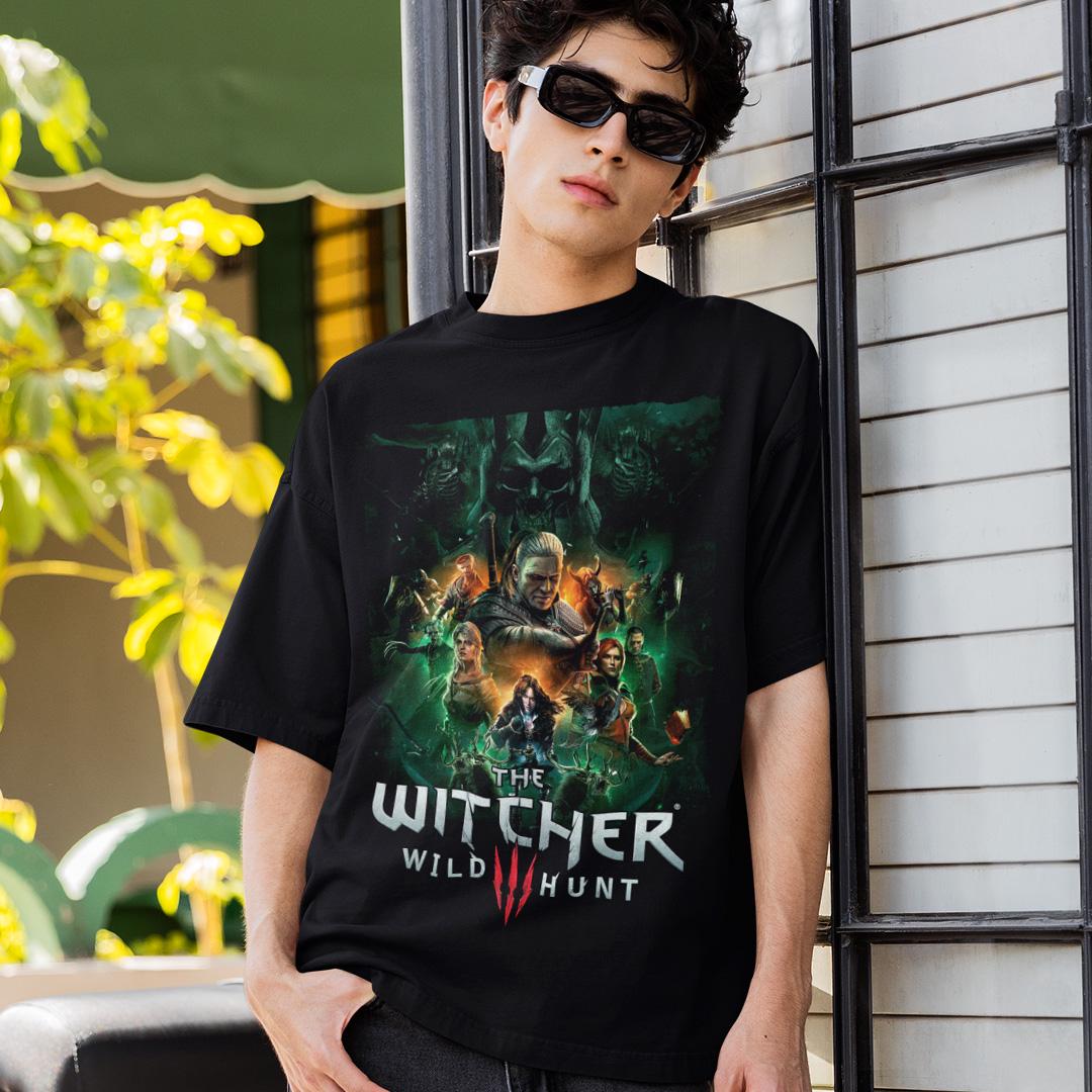 Футболка унисекс The Witcher Wild Hunt 3 XL Черный (0000013422)