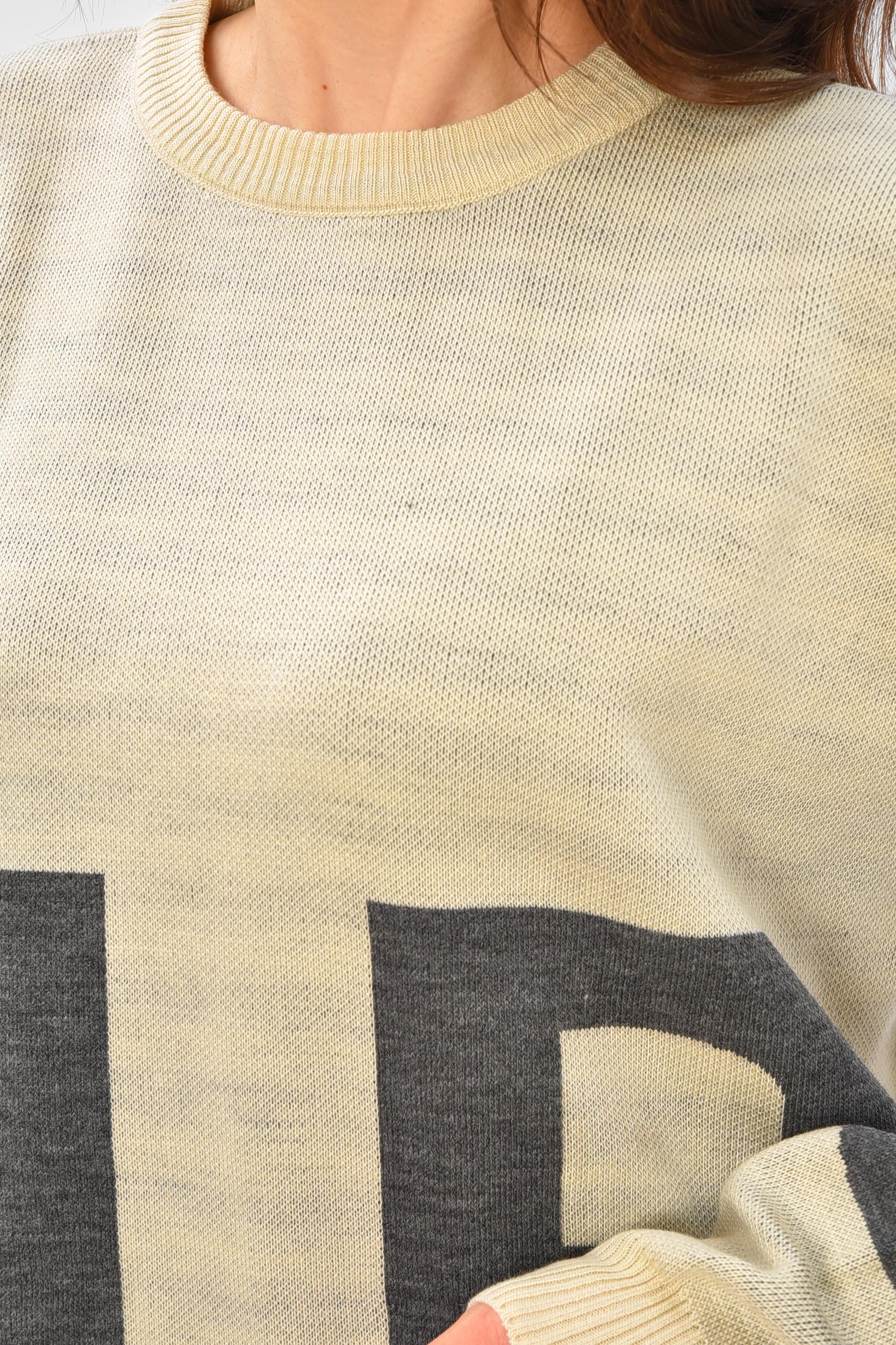 Свитер женский 207379 с принтом 2XL-3XL Бежевый (207379_!339305_50-52) - фото 4 Свитер женский 207379 с принтом 2XL-3XL Бежевый (207379_!339305_50-52) - фото 4