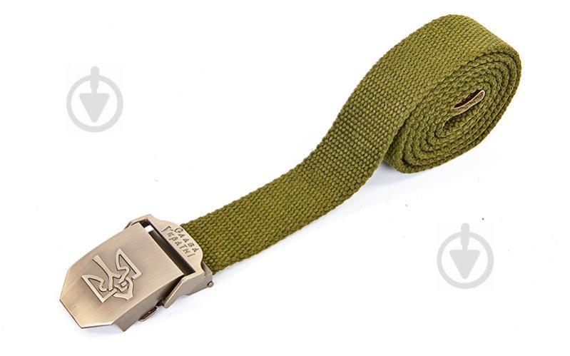 Ремень армейский Украина Tactical Belt TY-6663 120x3,5см Оливковый