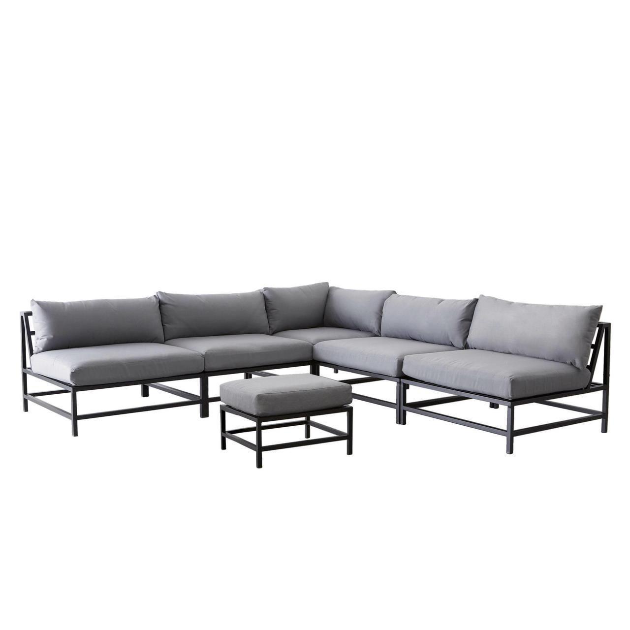 Комплект садовой мягкой мебели Loft с металлическим каркасом (KS-1292-NM)