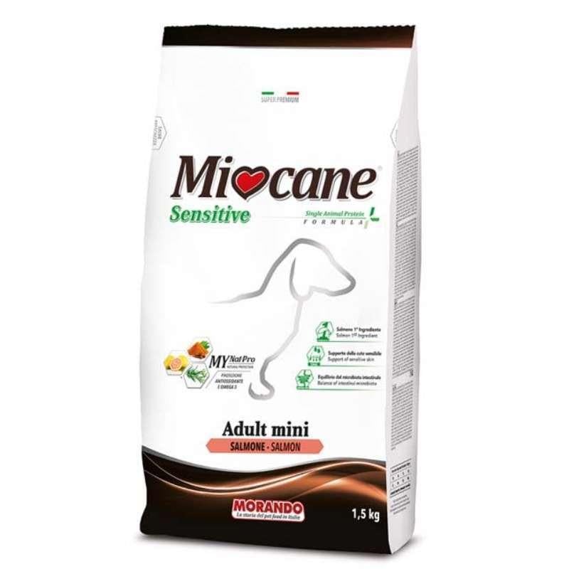 Корм сухий монопротеїновий для собак малих порід Morando Miocane Mini Sensitive Monoprotein лосось 1,5 кг (08036)