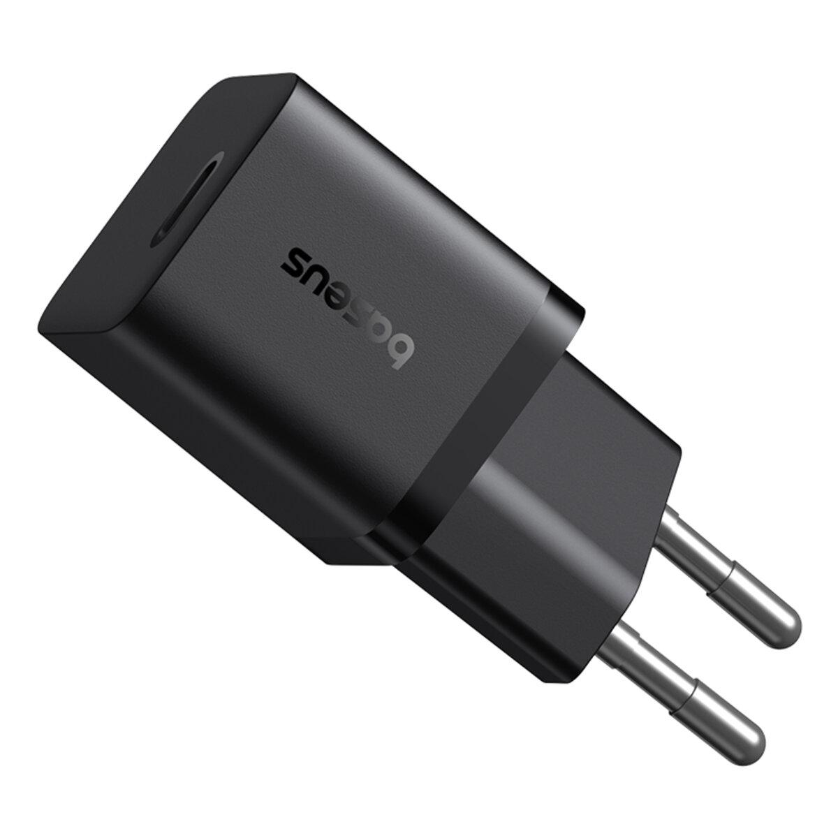 Зарядний пристрій BASEUS GaN5 Fast Charger mini 1xType-C 25W EU Black (P10110909113-00) - фото 4 Зарядний пристрій BASEUS GaN5 Fast Charger mini 1xType-C 25W EU Black (P10110909113-00) - фото 4