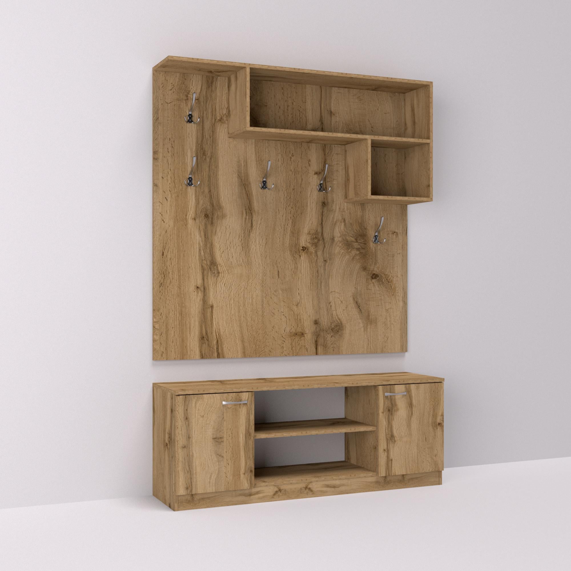 Прихожая ГКШ-10 1300х350х1900 мм Дуб Тахо (22253)