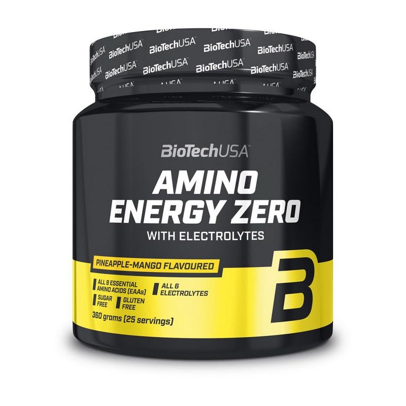 Аминокислоты с кофеином и электролитами без сахара BioTech Amino Energy Zero 360 г Лайм