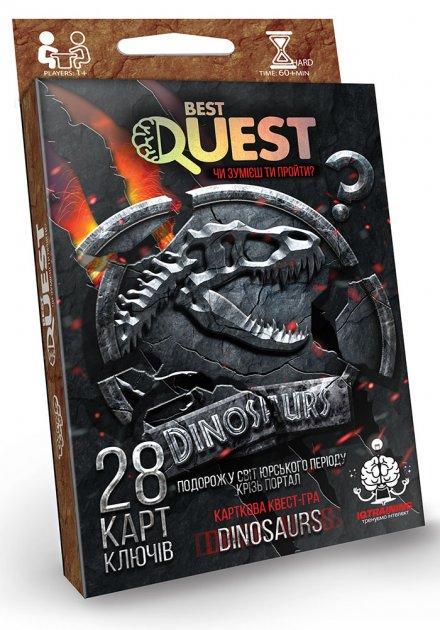 Квест-гра карткова Danko Toys Best Quest. Dinosaurs (BQ-01-04U)