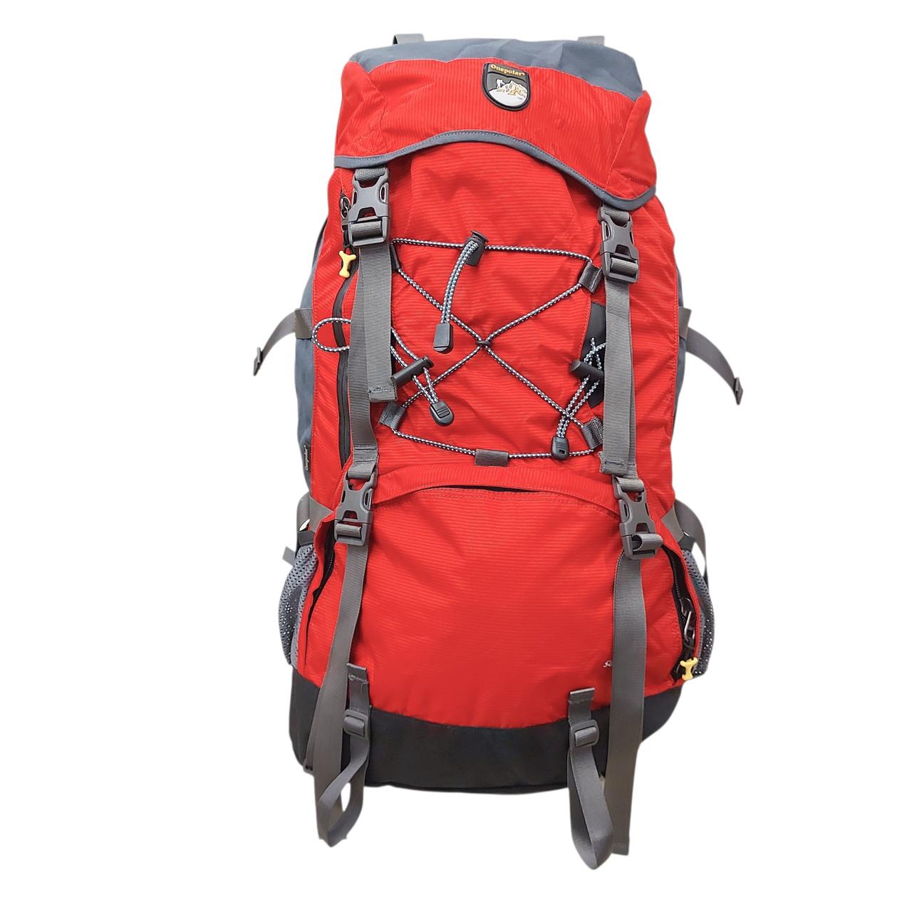Рюкзак туристичний Onepolar 1365 Vari Freely System 60 л Red