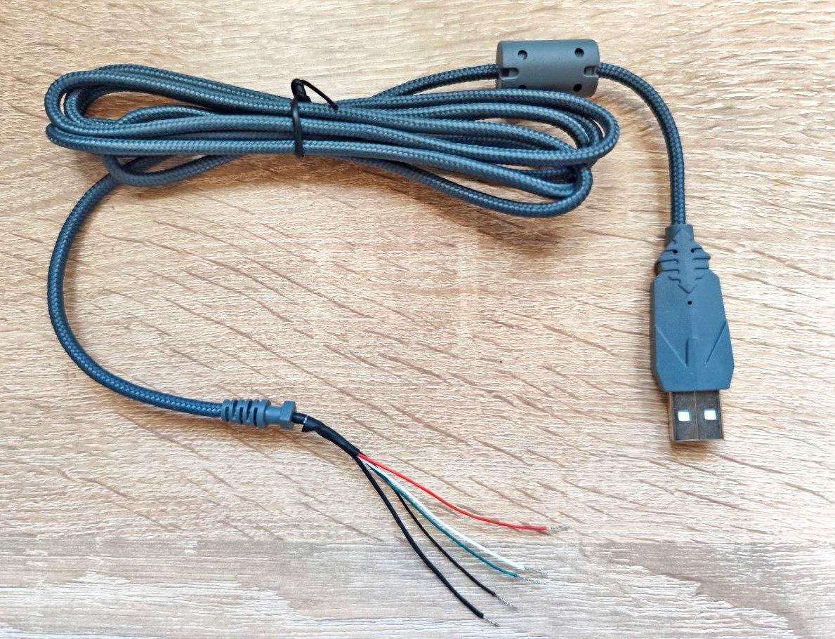 Кабель 5 pin USB в нейлоновой оплетке для мышки или клавиатуры (2011207868)