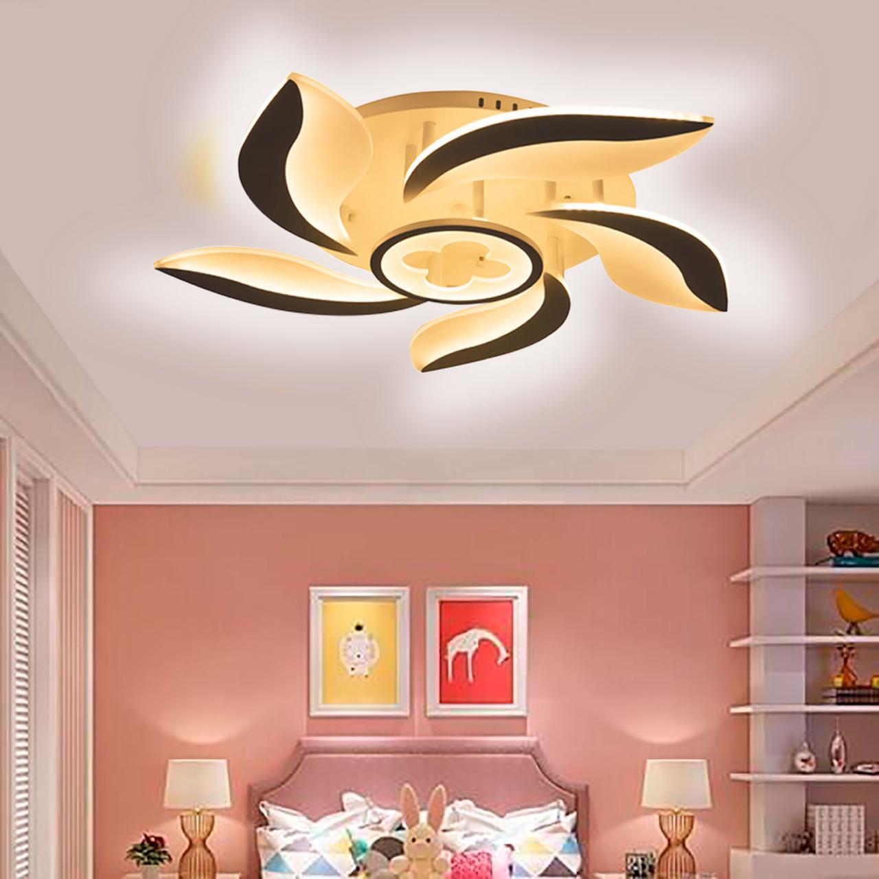 Люстра LED потолочная Sunlight Y1106/6 Белый с черным