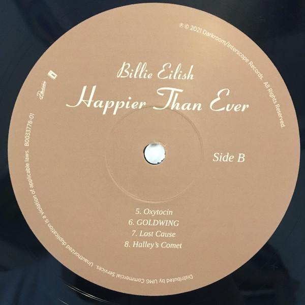 Виниловые пластинки LP Billie Eilish HAPPIER THAN EVER - фото 5