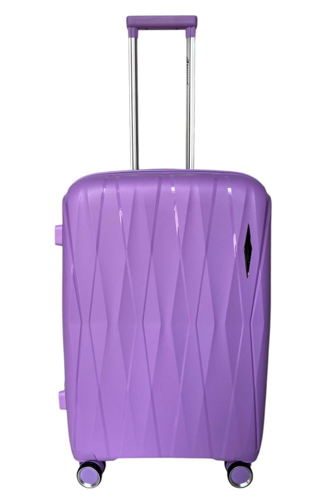 Чемодан средний Madisson Snowball 51103 полипропилен M Фиолетовый - фото 1 Чемодан средний Madisson Snowball 51103 полипропилен M Фиолетовый - фото 1