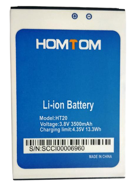 Аккумуляторная батарея для Homtom HT20 3500 mAh (000021624)