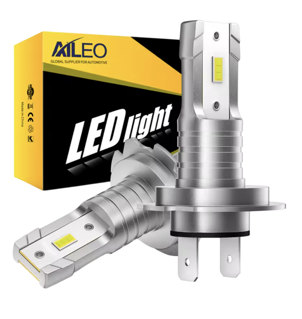Автомобільні LED-лампи AILEO H7 60W 15000Lm 6000K Canbus IP67 2 шт.