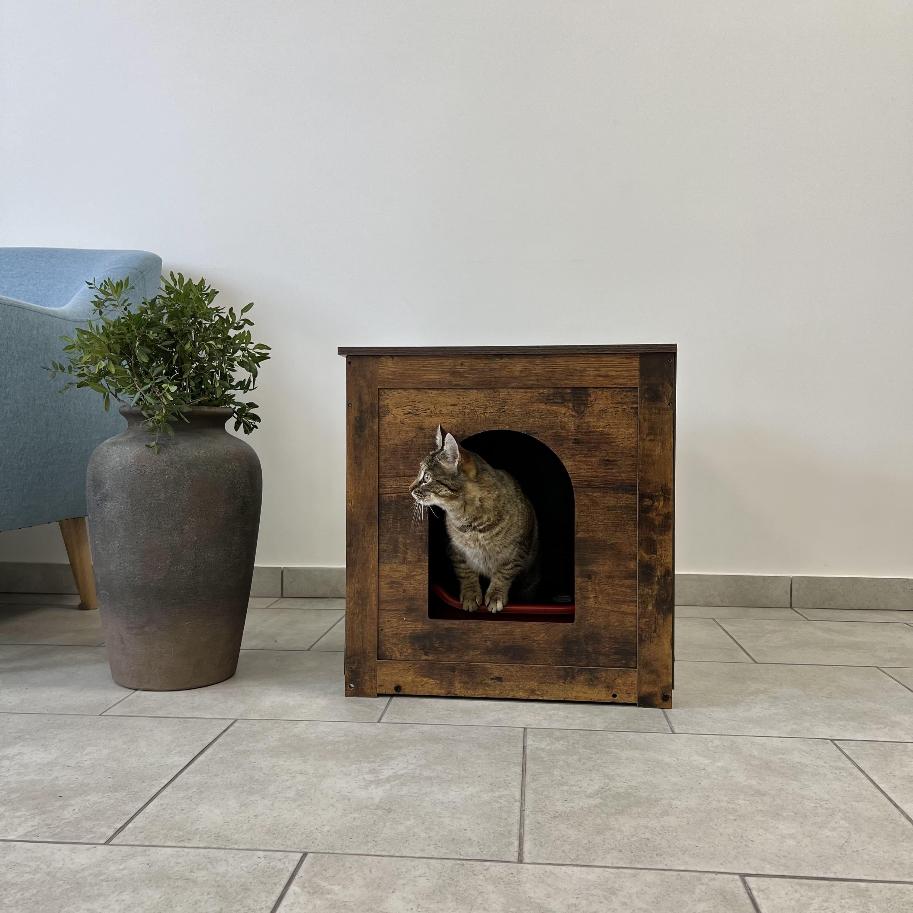 Туалет закритий для тварин Luminaria 60х50х53см (22889030) - фото 3 Туалет закритий для тварин Luminaria 60х50х53см (22889030) - фото 3