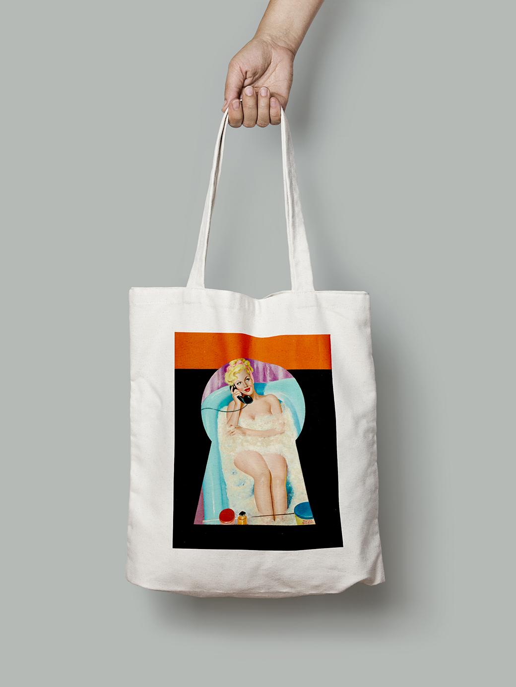 Эко-сумка Жемчужная ванна. Питер Дрибен шопер (pin_up0030007_Bag)