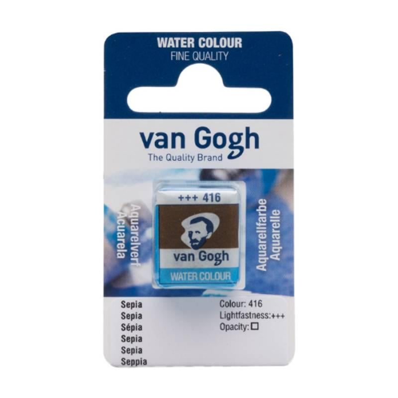 Акварельная краска Van Gogh кювета 1,5 мл 416 Сепия (20864161)