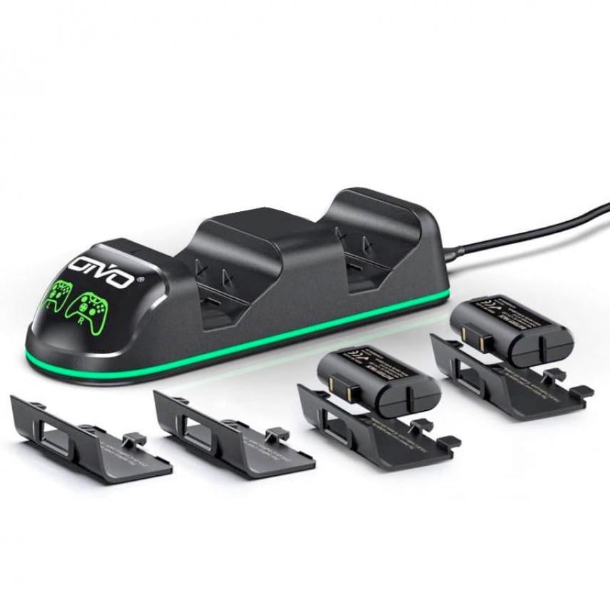 Зарядка и 2 аккумулятора OIVO IV-X131 для геймпада Xbox 1300 mAh (2525808598)