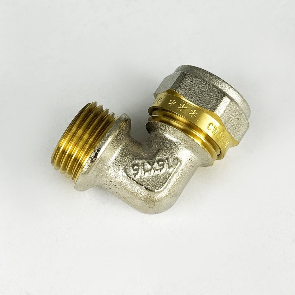 Кут із зовнішнім різьбленням з проточкою SANTAN 16х1/2" (43381) - фото 5 Кут із зовнішнім різьбленням з проточкою SANTAN 16х1/2" (43381) - фото 5