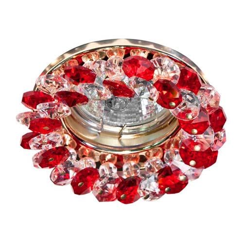 Світильник вбудований Feron CD4141 Червоний/Золото