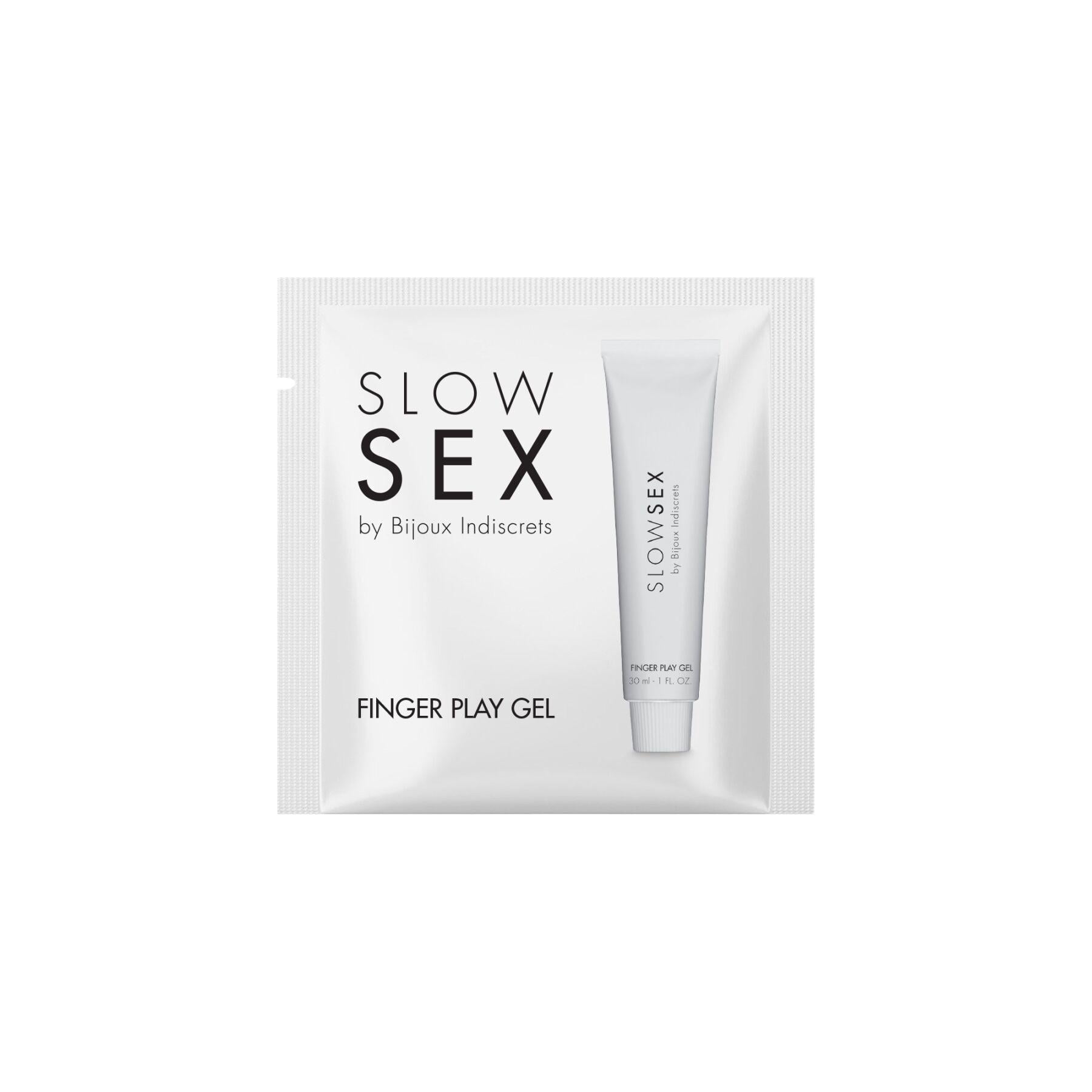Пробник гель-смазки для мастурбации Bijoux Indiscrets Slow Sex Finger Play Gel (SO5947)