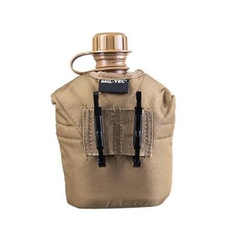 Фляга Mil-Tec 900ML із алюмінієвою чашкою Кремовий (14506005-900)
