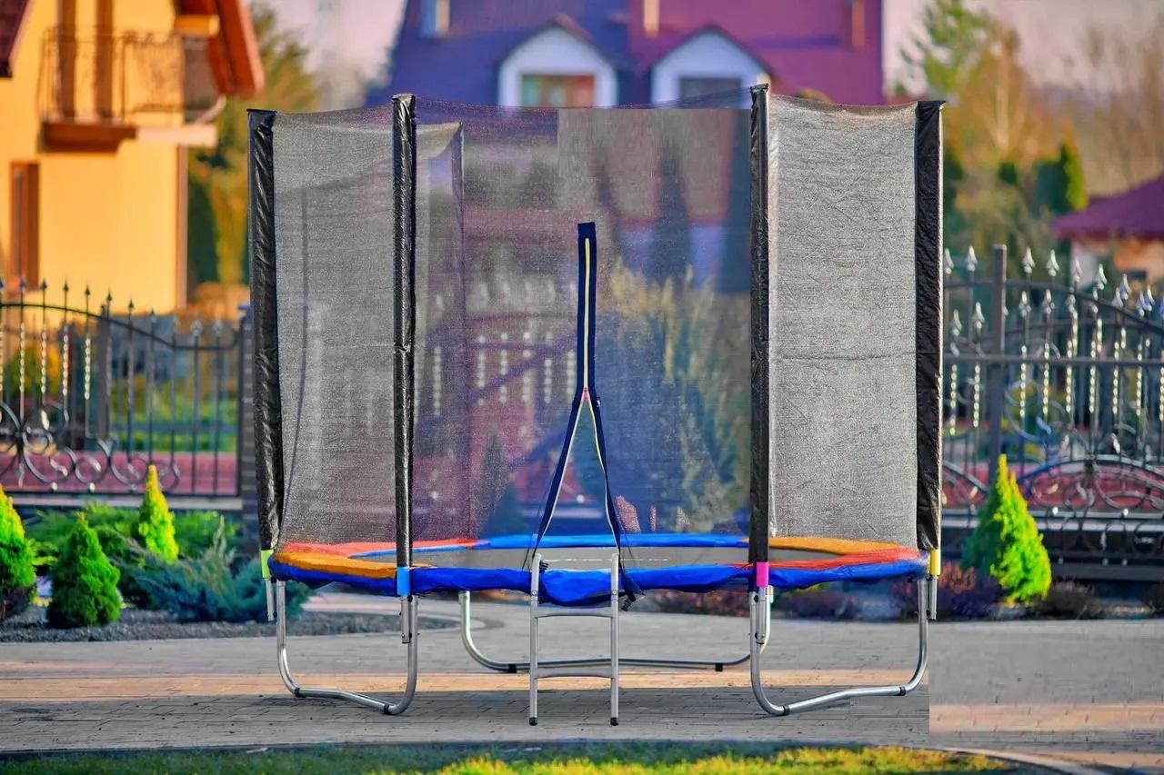 Батут Just Fun зовнішня сітка і драбинка 252 см Multicolor - фото 13 Батут Just Fun зовнішня сітка і драбинка 252 см Multicolor - фото 13