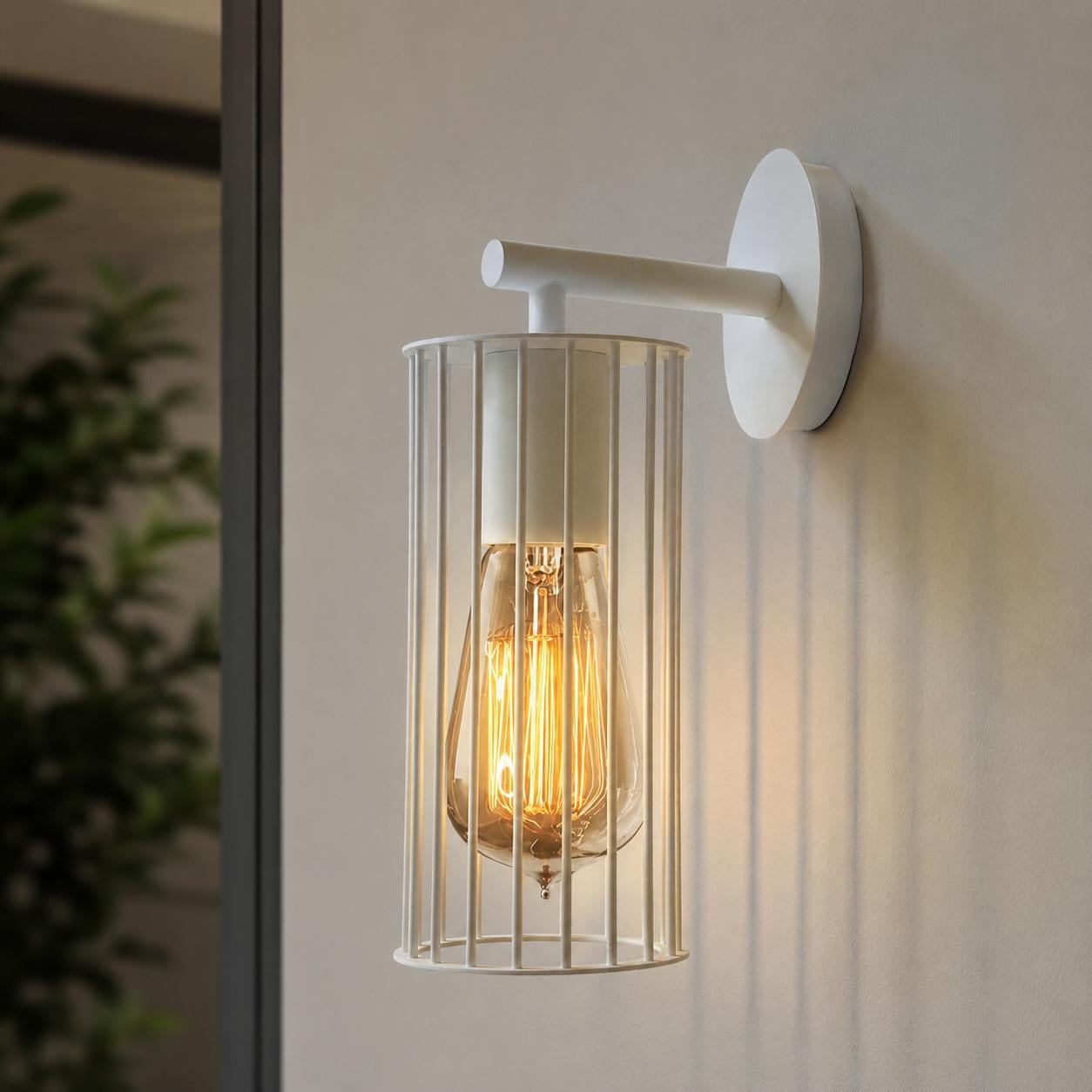 Бра MSK Electric Malta с плафоном под лампу Е27 Белый (NL 1020 WH)
