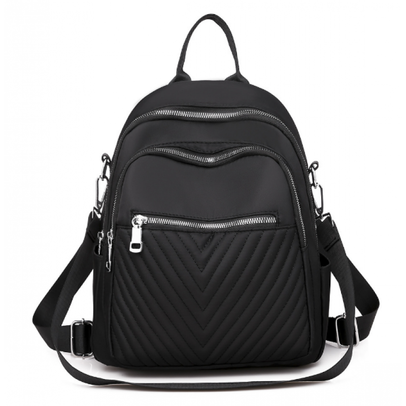 Рюкзак-сумка жіноча 31х 26х12 см Чорний (573)