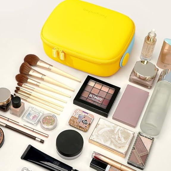 Косметичка Fungoofun EVA водонепроникна з відділеннями і вкладишем для пензликів Жовтий (906337) - фото 2 Косметичка Fungoofun EVA водонепроникна з відділеннями і вкладишем для пензликів Жовтий (906337) - фото 2