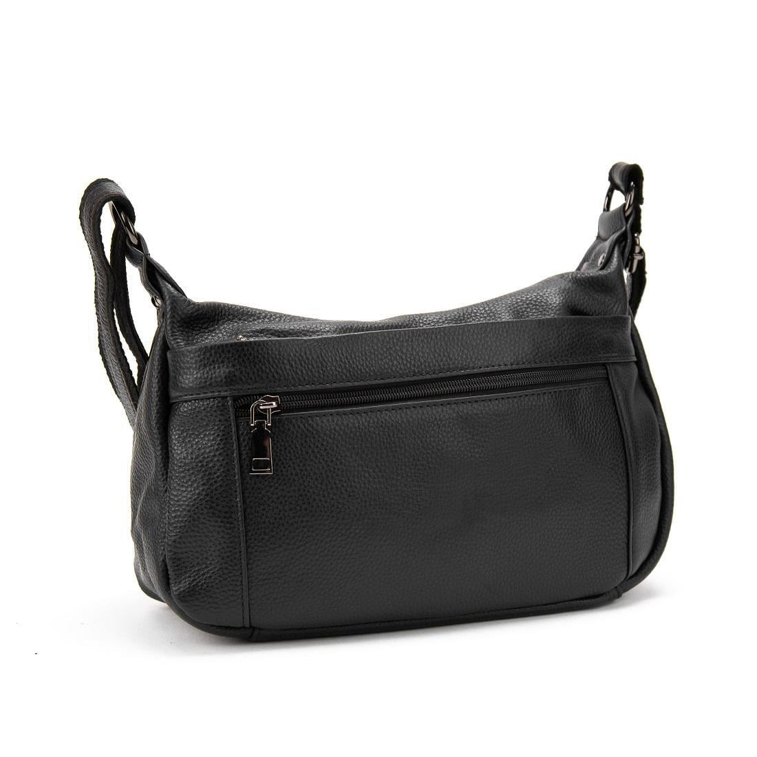 Женская сумка через плечо из натуральной кожи Royal Bag NM20-W2024A Черный (6954)