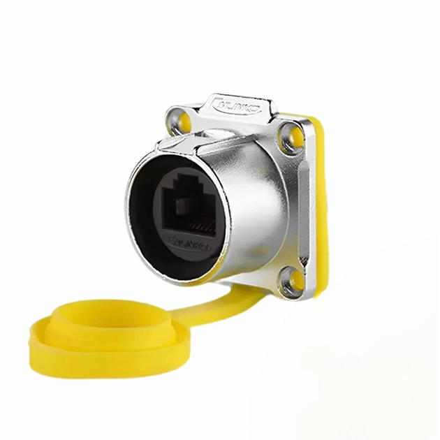 Герметичный разъем Cnlinko RJ-45 LP-24-J/RJ45/213/SX-43-401 панельная розетка (57031)