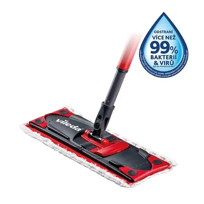 Швабра с телескопической ручкой Vileda UltraMax 155741 Red - фото 2 Швабра с телескопической ручкой Vileda UltraMax 155741 Red - фото 2