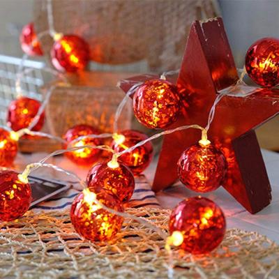 Гірлянда ColorWay Christmas lights ball USB 6 см 10 LED 1,5 м Red (CW-MC-LB10U)